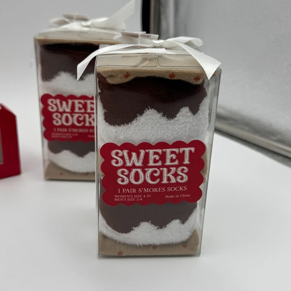 Sweet Socks 6-Pair Novelty Food Socks Bundle NIB Women's 4-10